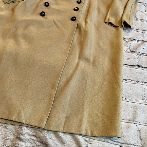 Vintage Y2K Dress Studio 1 Petite 8P Shoulder Pads 80s/90s double breasted - Picture 9 of 11